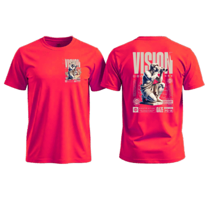 Vision statue printed cotton Tshirt