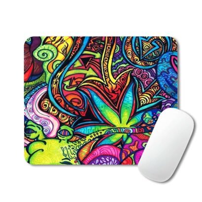 Abstract mark design mouse pad