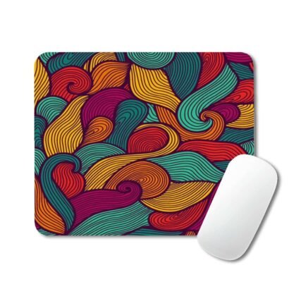 Abstract colors art mouse pad