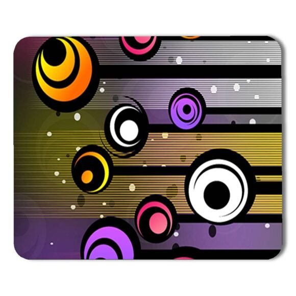 Abstract rounded balls design mouse pad - Image 2